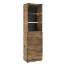 Vitrine sur pied commode
