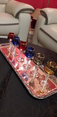 Verres couleurs a liqueur - 6, en