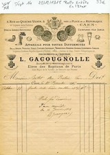 Dept 14 - Caen 5 Rue des Quatre Vents - Beautiful Head Medical Prostheses from 1915