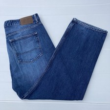 Tommy Hilfiger Relaxed Freedom Blue Jeans Mens Size 36x30 Medium Wash Denim 2015