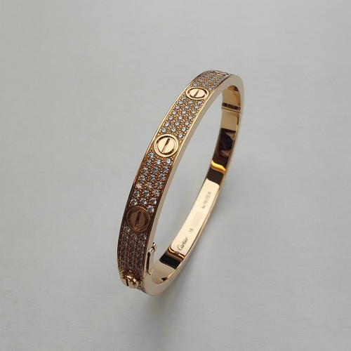 Cartier love bracelet pave - cartier,