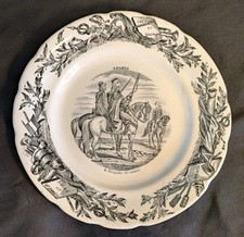 HB Choisy the King Gold Medal Talking Plate, Military, No. 6 Spahis