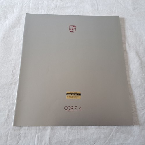 1987 brochure porsche 928 - 1987,