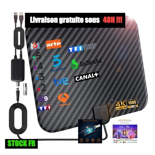 Antenne intérieure tnt 200 - tv,