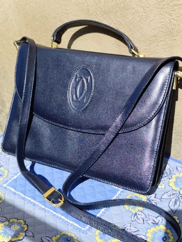 Cartier sac bandoulière cuir