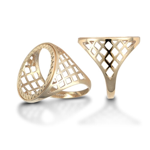 9ct jaune demi souverain - 9ct,