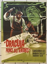 Dracula  Prince Des Ténèbres Affiche lithographie, Originale 120/160 (1966)