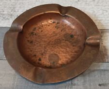 Hammered copper ashtray - vestige of Aubenas 07 - CAF