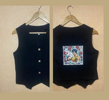 Gilet cardigan noir Bruce Lee