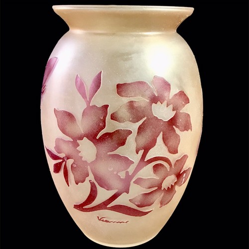 Vase pâte verre dégagé - vase, de