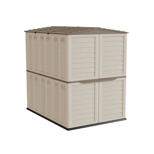 Abri jardin beige 5500l - beige,
