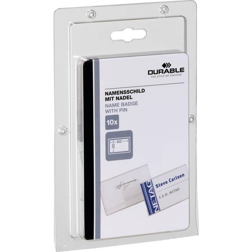 Durable 860619 porte badge l - porte-badge, (l