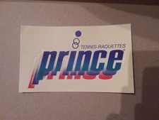 Antique PRINCE Tennis Racquettes Sport Sticker