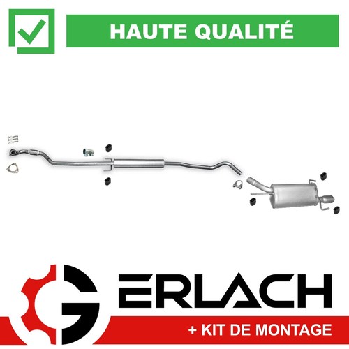 Echappement silencieux pour