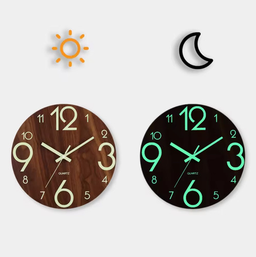 Horloge murale lumineuse - , 12"