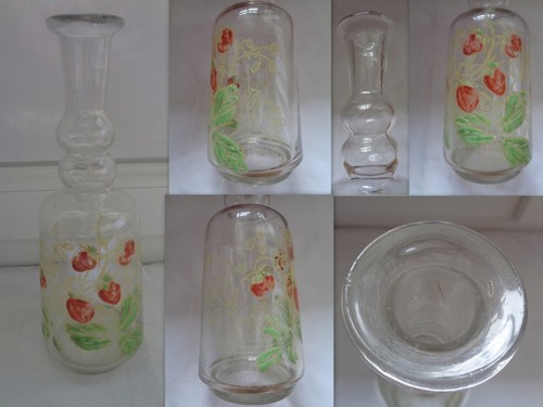 Carafe emaillee decor fruits - carafe,