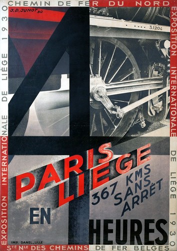 Affiche chemin fer - nord, et