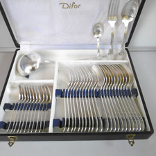 menagere 37 pieces metal argente rex 84