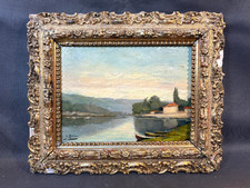 Ancien tableau cadre en bois