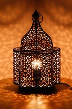 Lampe De Table Marocaine Orientale Lampe De Chevet Noire