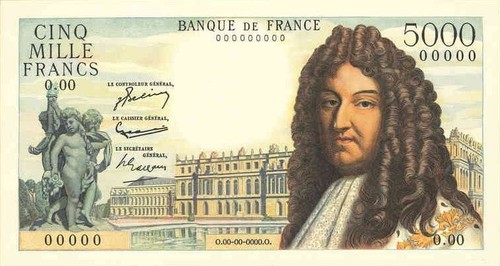 5000 francs louis - 5000,