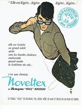 Advertising 0817 1962 men's shirt Noveltex l Boussac René Gruau