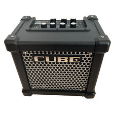 Roland MICRO CUBE GX Black Guitar Amp Used Tested with AC Adapter