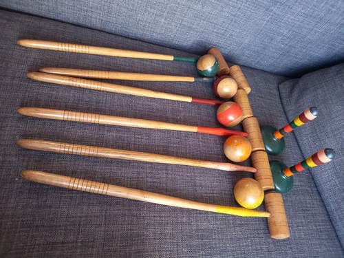 Ancien jeu croquet - jeu, de