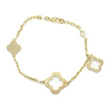 Bracelet Van Cleef & Arpels Alhambra byzantine or jaune 18KYG femmes d'occasion