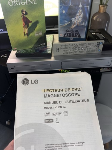 Combi magnétoscope dvd - dvd, lg