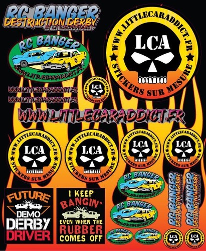 Autocollant banger - rc,