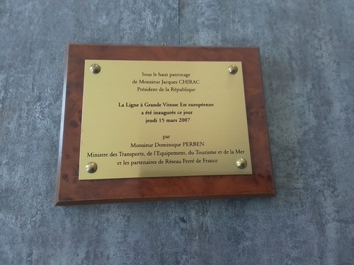 Plaque commémorative l - plaque,