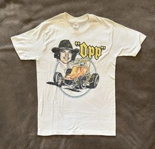 RARE!! VINTAGE JAN OPPERMAN SIGNED WORLD OF OUTLAWS SPRINT CAR SHIRT - SIZE M