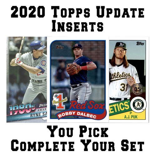 2020 topps update baseball - update,