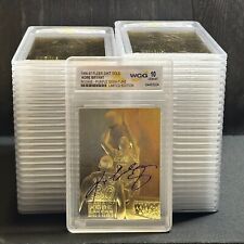 1996 Kobe Bryant FLEER 23KT Gold Rookie Purple Signature Graded GEM MINT 10