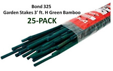 Garden Stakes 4’ ft. H Green Bamboo (25-PACK) - Bond 425