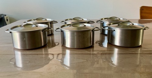 Petites marmites en inox - petites, x