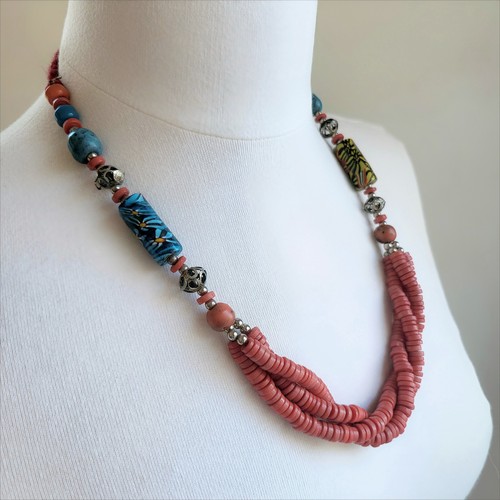 Collier amazigh berbère avec - collier,