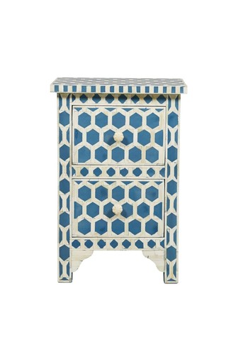 Table chevet hexagonale - table,