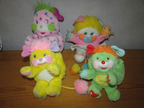 Peluche vintage popples lot - peluche,