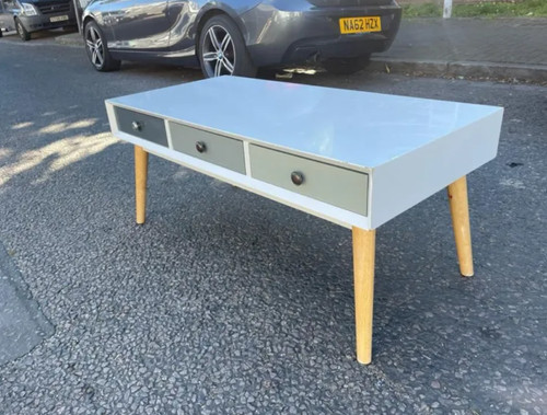 Coffee table with drawers - coffee,