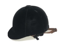 Equestrian Black Velvet Helmet