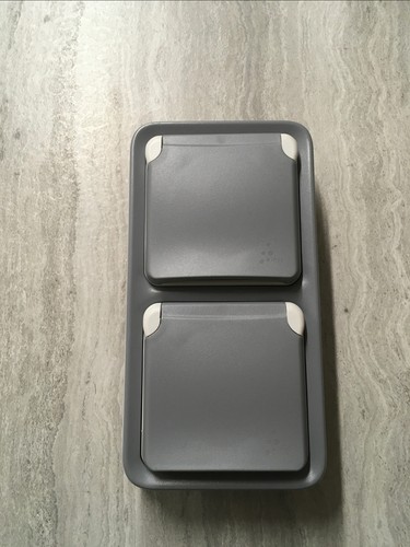 Prise double plexo etanche - double,