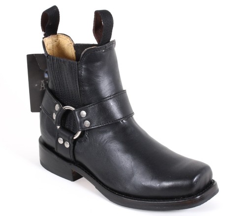 Bottines bottes motard noir - bottes, de