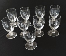 SUITE DE 8 VERRES A PORTO EN