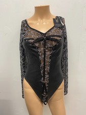 Body Catanzaro Noir Tulle