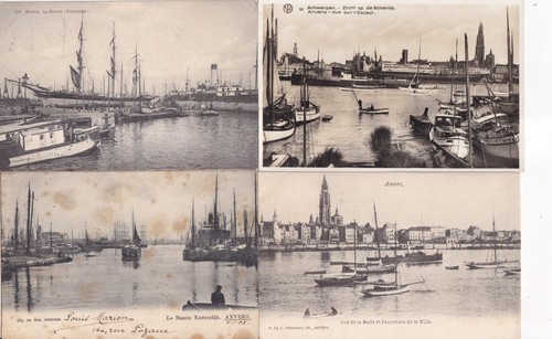 Lot cartes postales - lot, 4