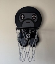 Chrome hearts hoop, Baby milo, Bape ,Basketball hoop, hype beast art decor, 