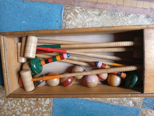 Ancien jeu croquet - ancien,