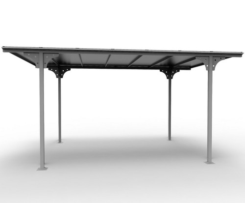 Habrita carport 70m gris - habrita,